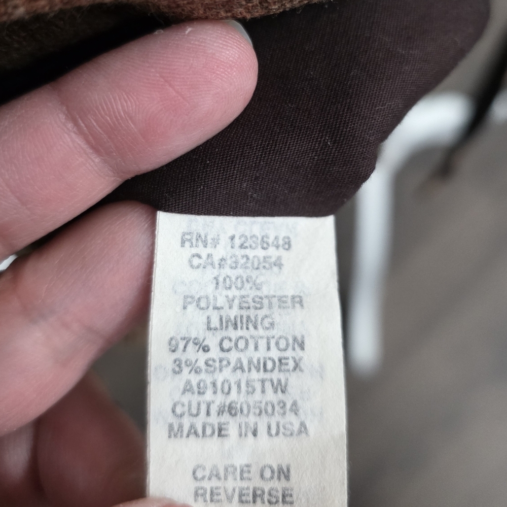 Molly New York Anthropologie Verite Tweed Strapless Rust Brown Dress Size 4 - Picture 13 of 14